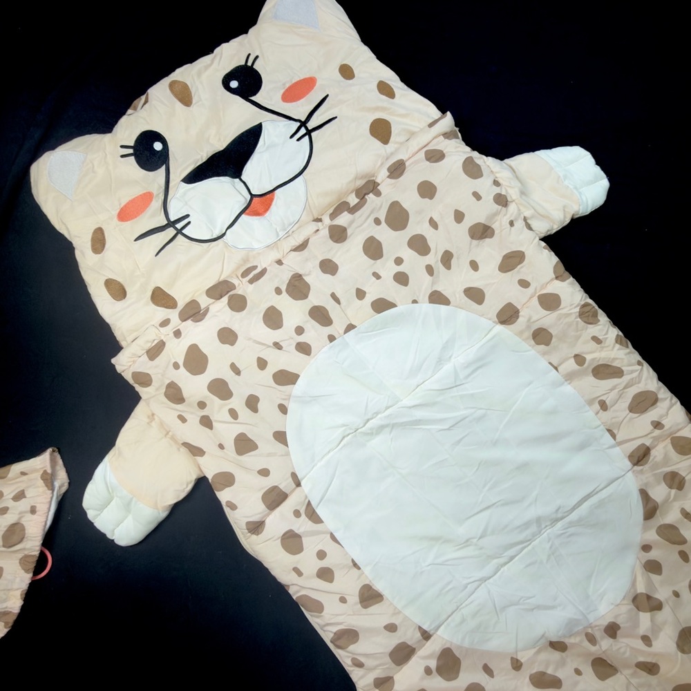 ⭐️Kids Sleeping Bag Firefly Outdoor Gear Cha Cha The Cheetah Youth Size 66.2"X24